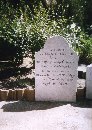 The gravestone of Lt William Forster, in the cemetery