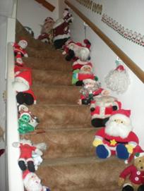 Helen's Father Christmas Staircase
