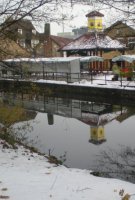 Figure 12 MAM in the snow looking across the Wandle