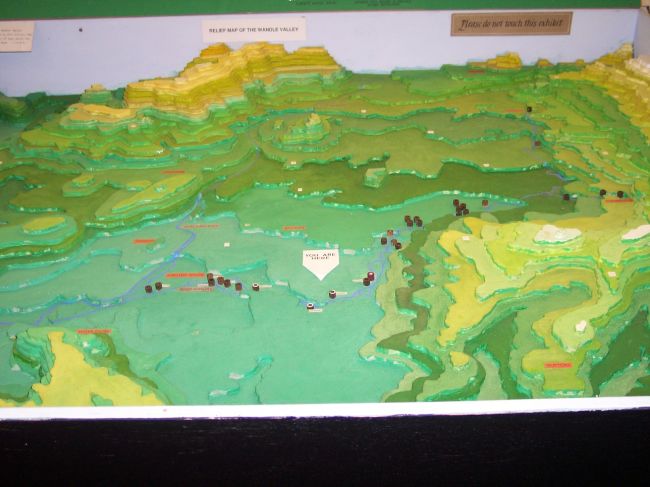 Wandle Valley relief model