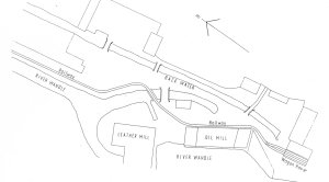 Fig.14 Plan of private branch to Oil Mill, Hackbridge,. 1825