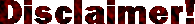 Disclaimer