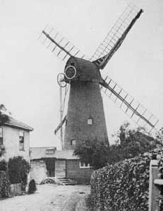 Brixton Mill in 1864 (Wiki pd image)